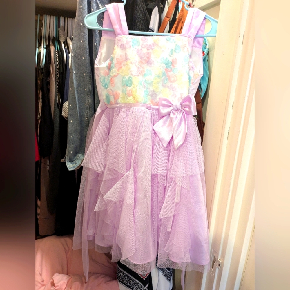 Beautiful Floral Girls Dress